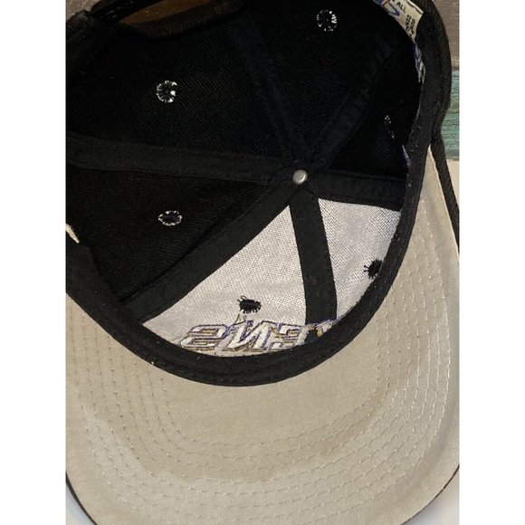 Vintage 90’s Baltimore Ravens NFL Spike Hat Snapback Black Logo Athletic Rare - Picture 10 of 13